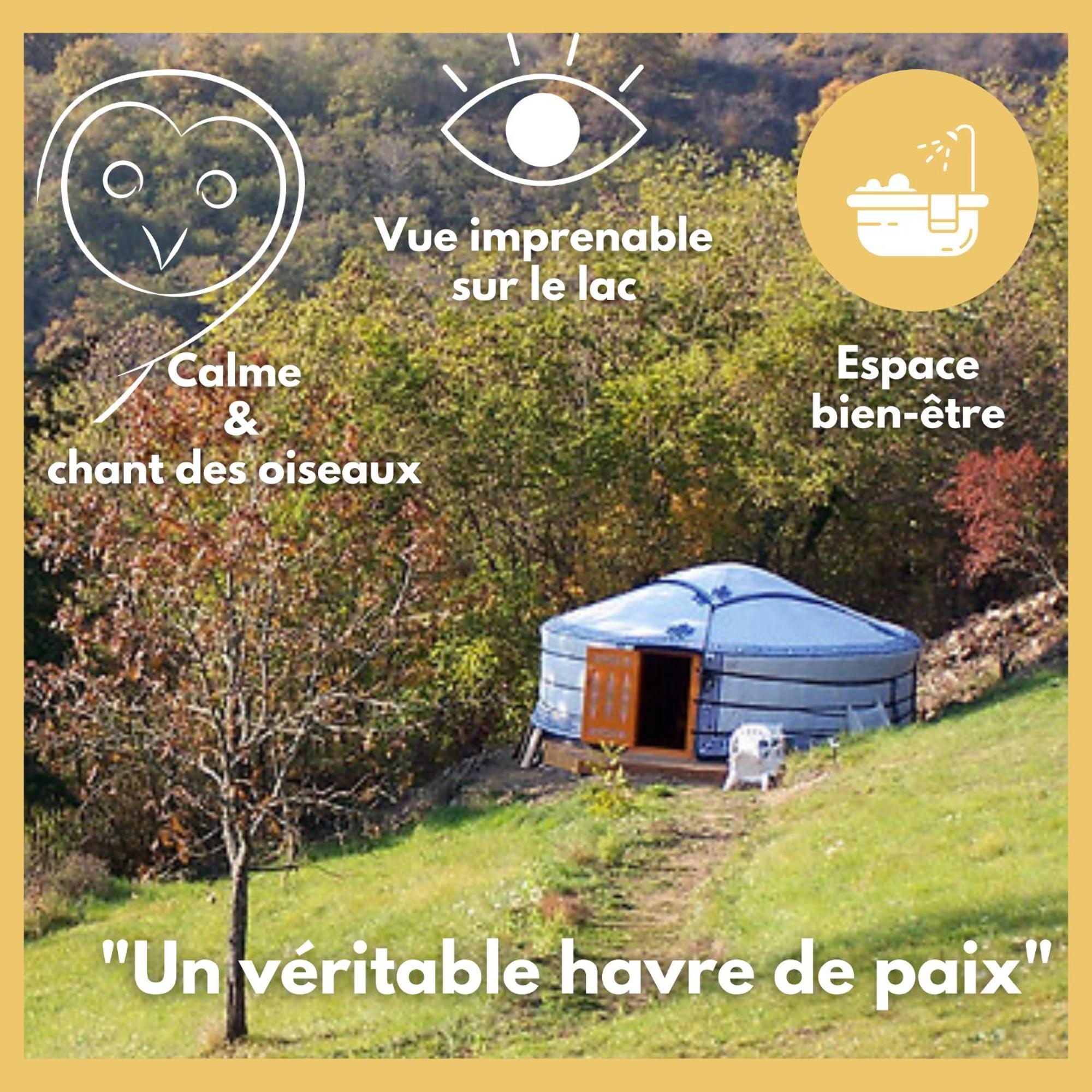 Les Yourtes O Fil 2 L'Eau Saint-Jean-Saint-Maurice-sur-Loire Екстер'єр фото
